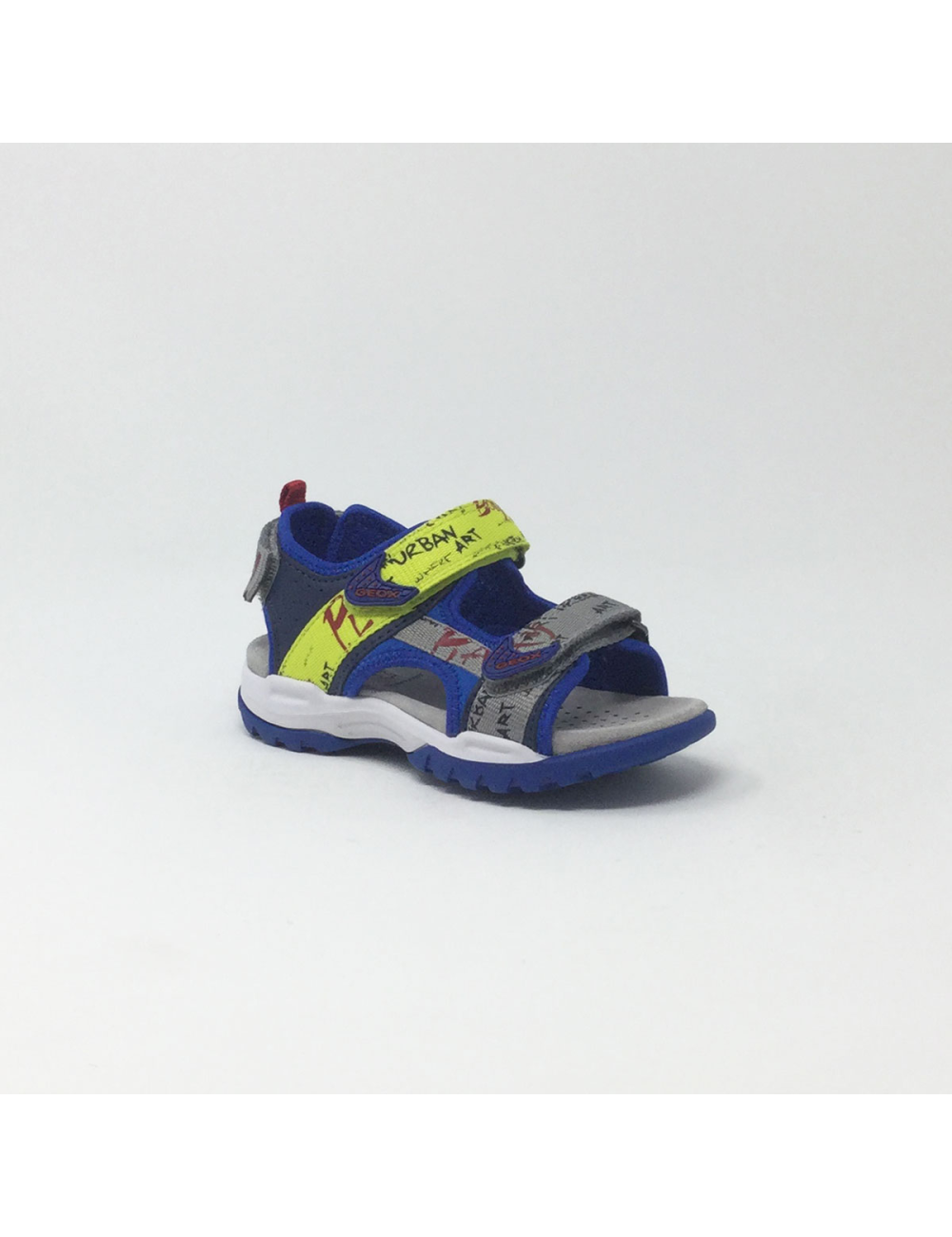 GEOX J BOREALIS GARCON MARINE/JAUNE