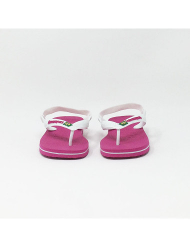 HAVAIANAS BABY BRASIL LOGO II ROSE