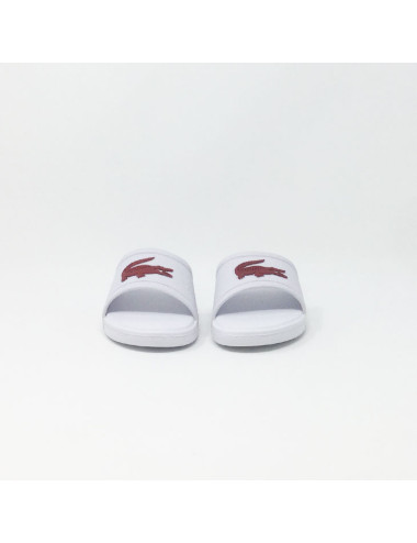 LACOSTE L.30 SLIDE BLANC/ROSE