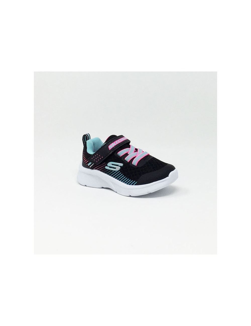 SKECHERS MICRO ENFANT NOIR/BLEU