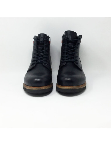 TOMMY HILFIGER LEATHER BOOT MARINE