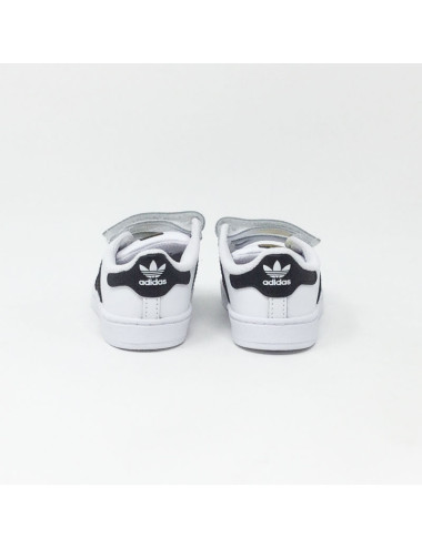 ADIDAS SUPERSTAR VELCRO BLANC/NOIR