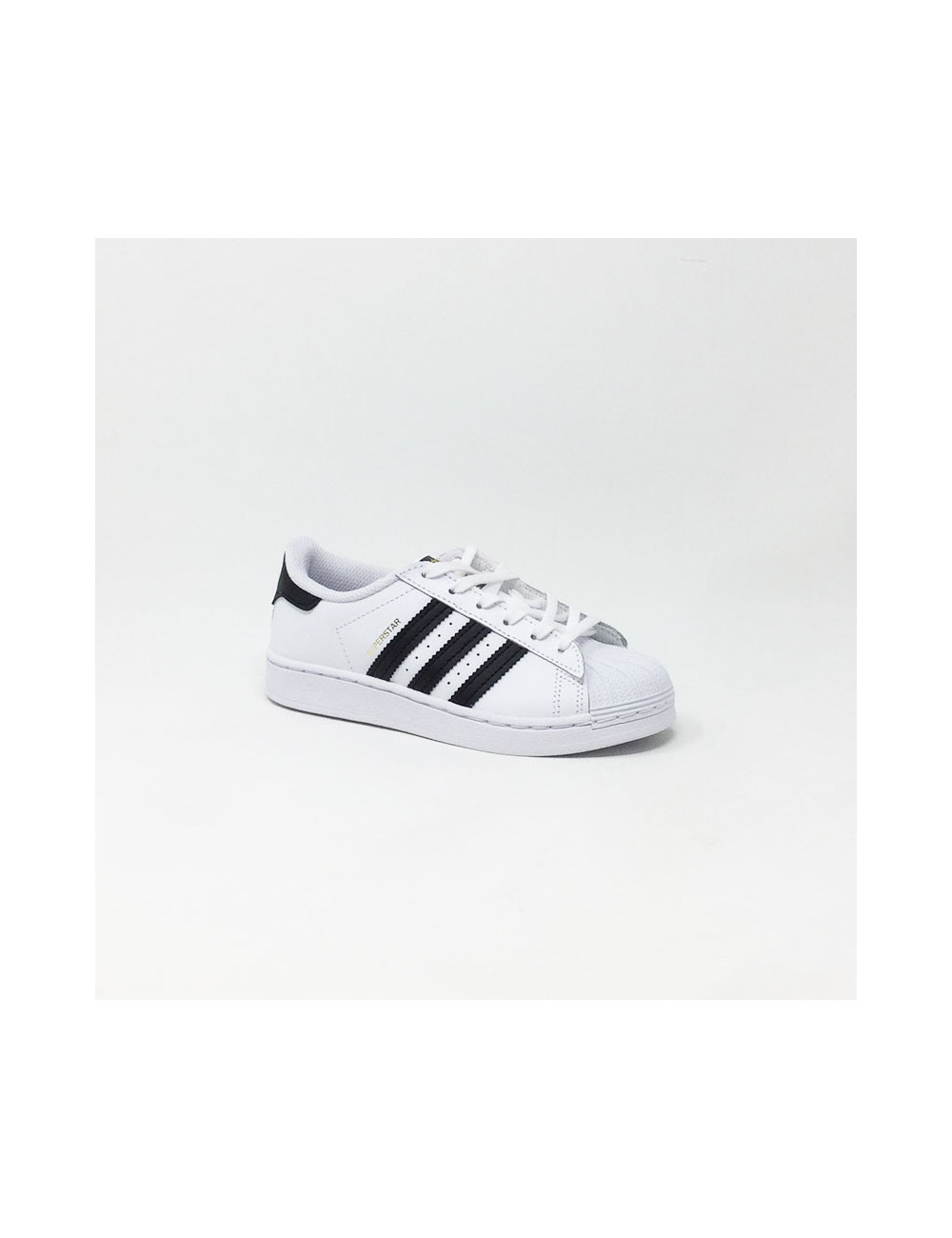 ADIDAS SUPERSTAR LACET BLANC/NOIR