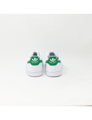 ADIDAS STAN SMITH J BLANC/VERT