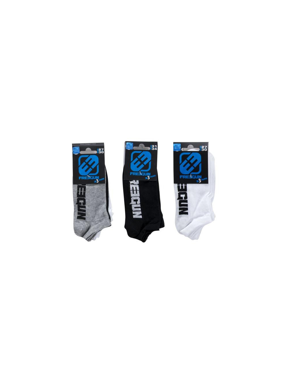 FREEGUN LOT 3 PAIRES DE CHAUSSETTES KIDS