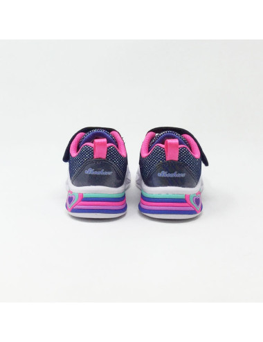 SKECHERS SWEETHEART LIGHTS MARINE/ROSE