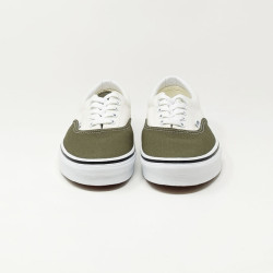 VANS ERA  BLANC/KAKI