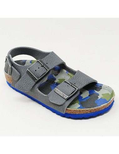 BIRK MILANO KIDS GRIS/BLEU