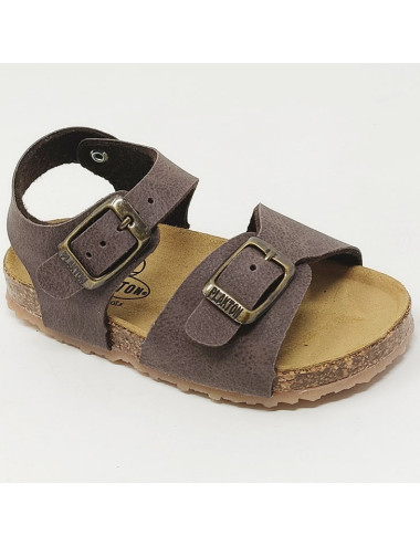 PLAKTON KIDS PIXEL MARRON