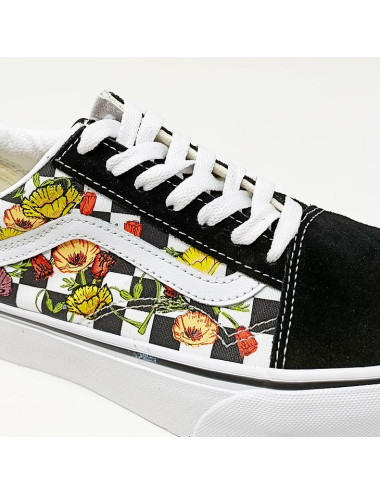 VANS OLD SKOOL PLATFORM NOIR/MULTI
