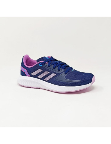 ADIDAS RUNFLACON 2.0 BLEU/ROSE