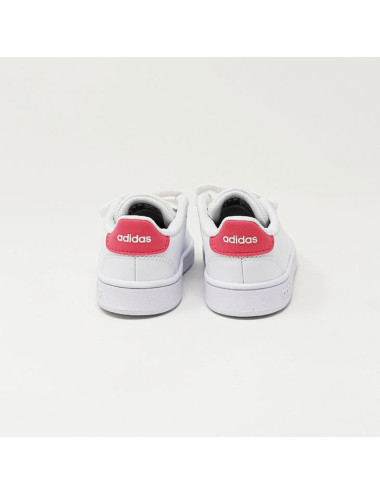 ADIDAS BASKET ADVANTAGE BLANC ROSE