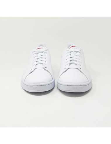 ADIDAS BASKET ADVANTAGE BLANC ROUGE