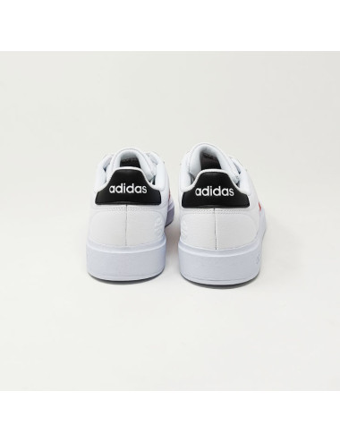 ADIDAS BASKET GRAND COURT BLANC ROUGE