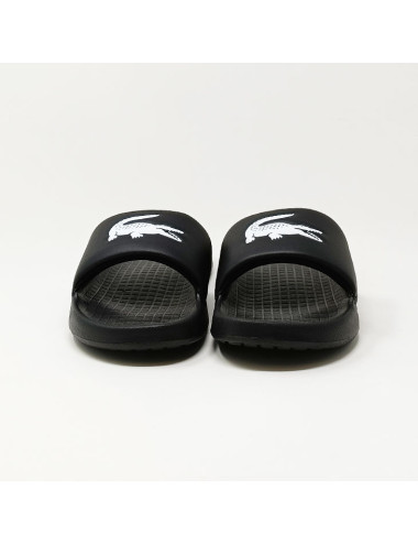 LACOSTE SANDALE SERVE NOIR BLANC