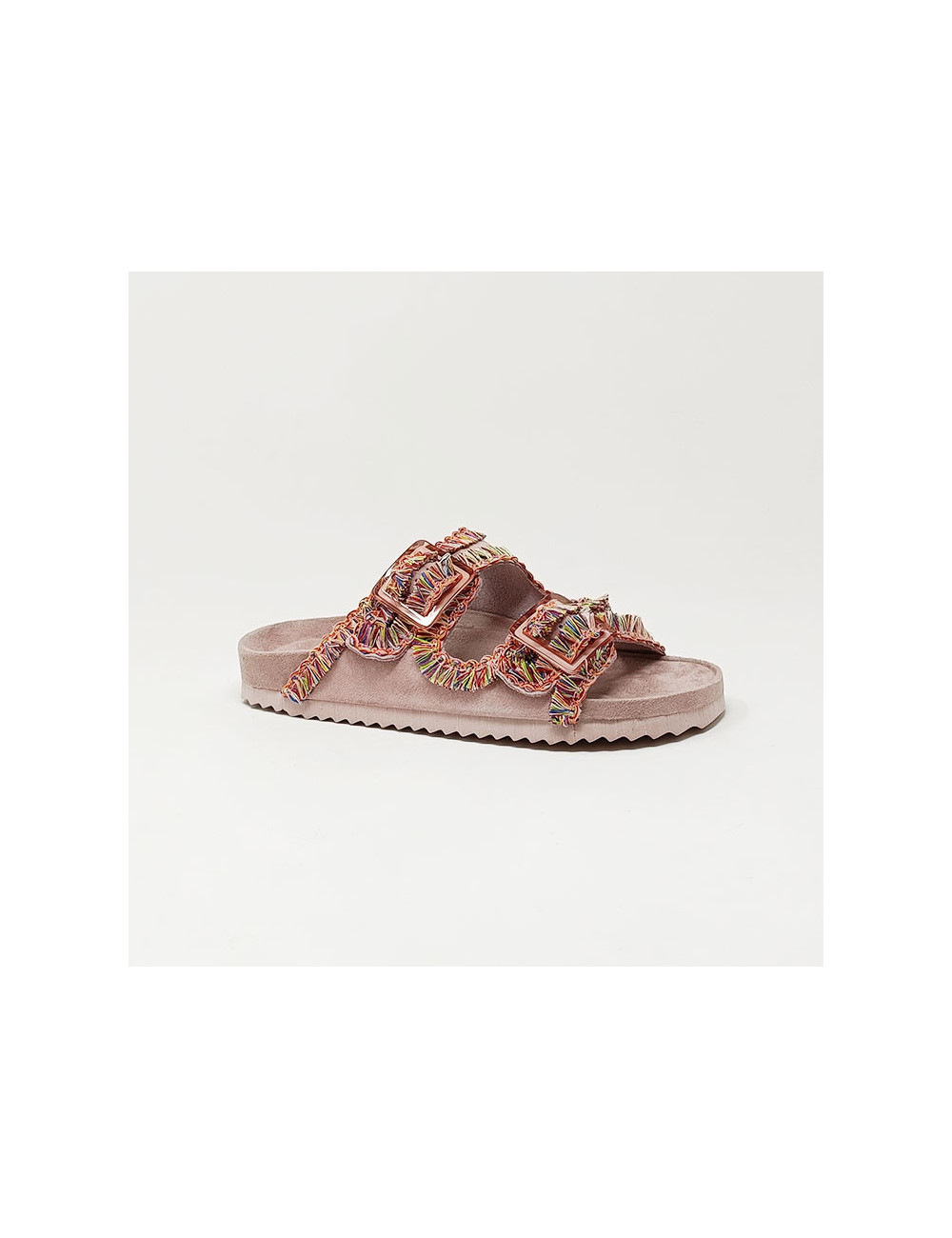 COLORS OF CALIFORNIA SANDALE SUEDE ROSE