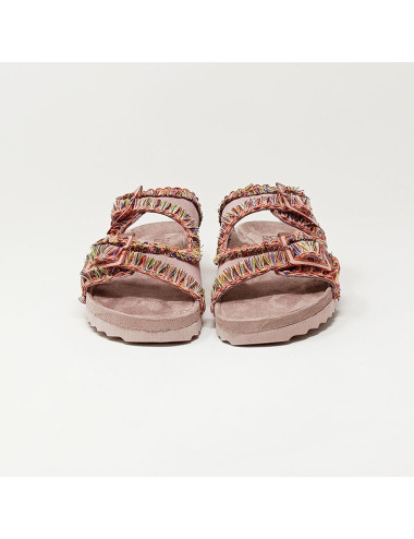 COLORS OF CALIFORNIA SANDALE SUEDE ROSE