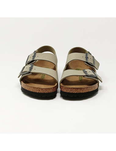BIRKENSTOCK SANDALE MILANO BF FADED KAKI