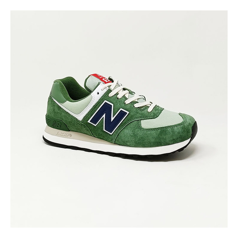 NEW BALANCE BASKET 574 VERT MARINE
