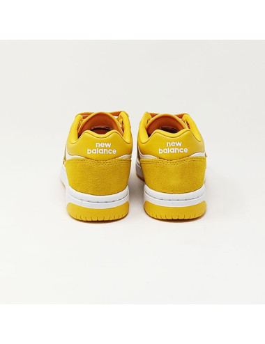 NEW BALANCE BASKET BB480 BLANC JAUNE