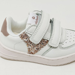 VICTORIA BASKET VELCRO ARGENT