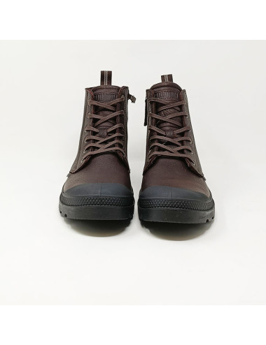 PALLADIUM BASKET PAMPA ZIP MARRON