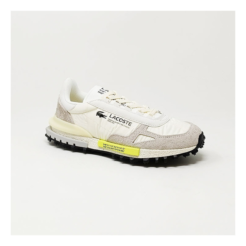 LACOSTE BASKET ELITE ACTIVE BLANC VERT