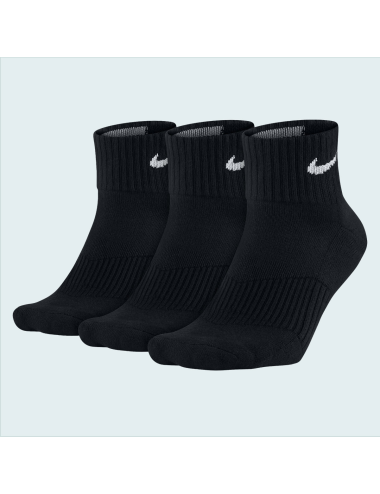 NIKE CHAUSSETTES QUARTER NOIR/BLANC